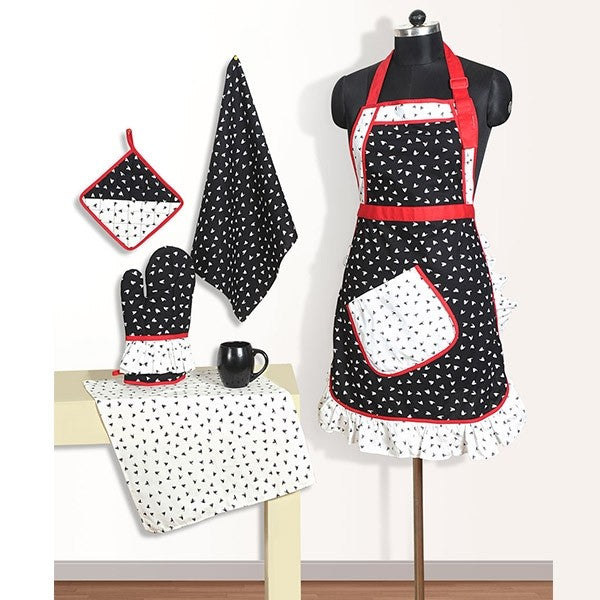 Bella Style Frilly Apron Set - FA2302