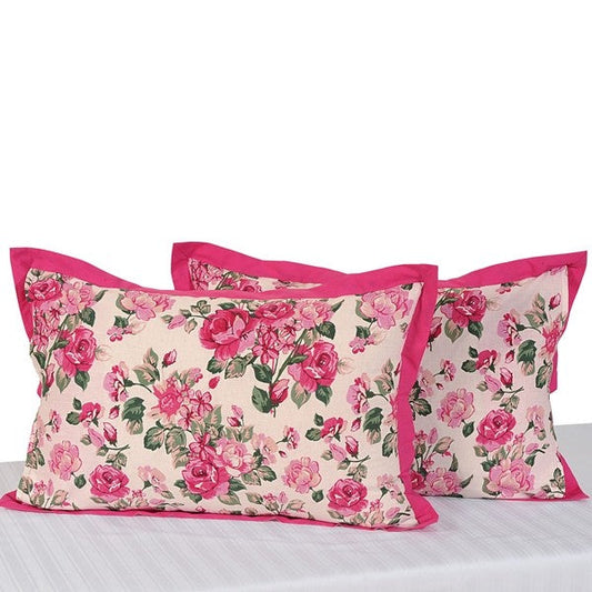 Pink Roses Pillow Cover-1428