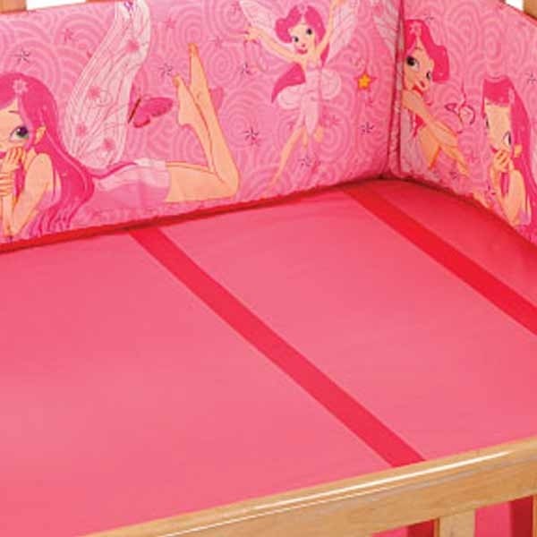 Pink Fairy Cot Bumper- 116