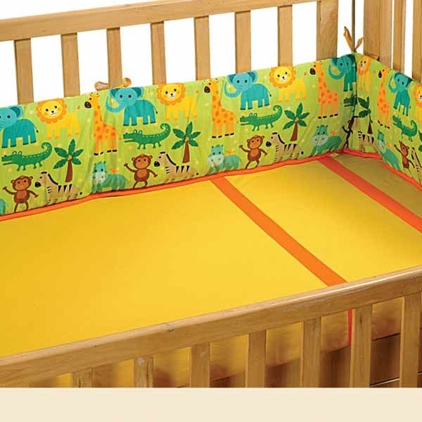 Fantasy Jungle Cot Bumper- 162