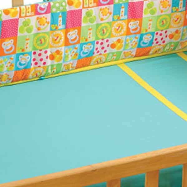 Colored Checkered Cot Bumper- 1011