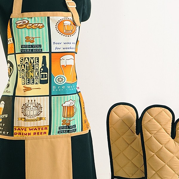 Beer Brown Digital Aprons- APT- 6007-Beer