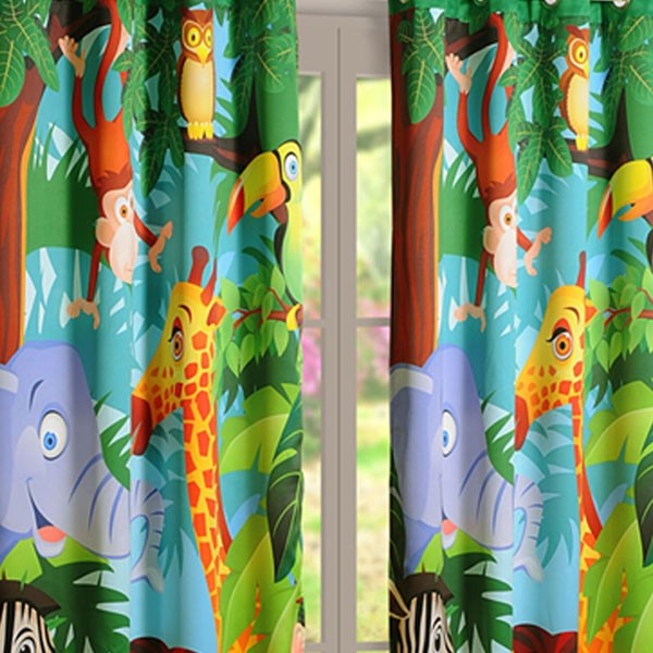 Jungle Kids Curtains-135