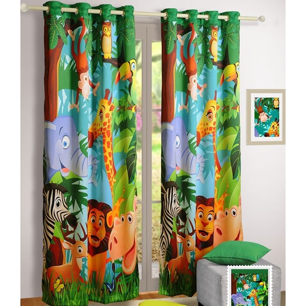 Jungle Kids Curtains-135