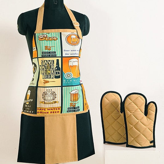 Beer Brown Digital Aprons- APT- 6007-Beer