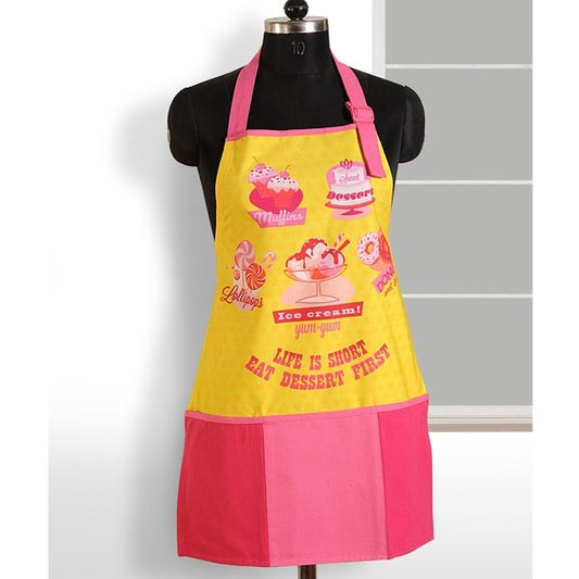 Yellow Pink Digital Aprons – APT-6005