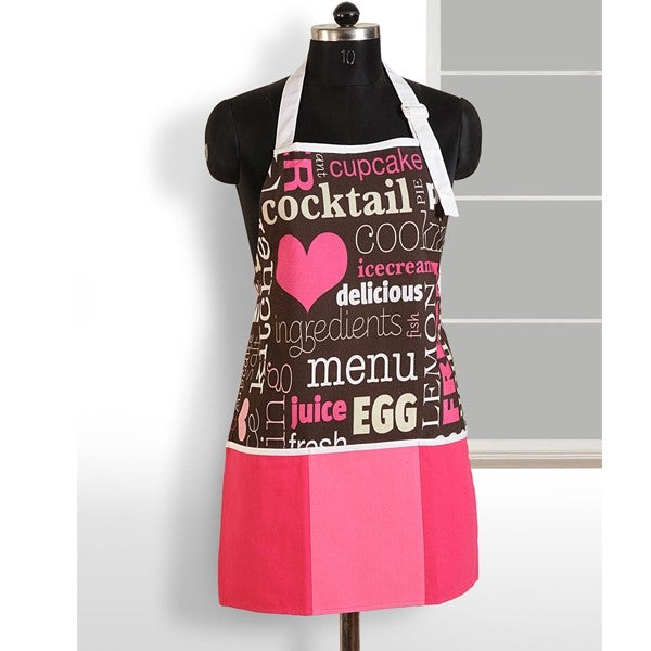 Pink Heart Digital Aprons – APT-6006