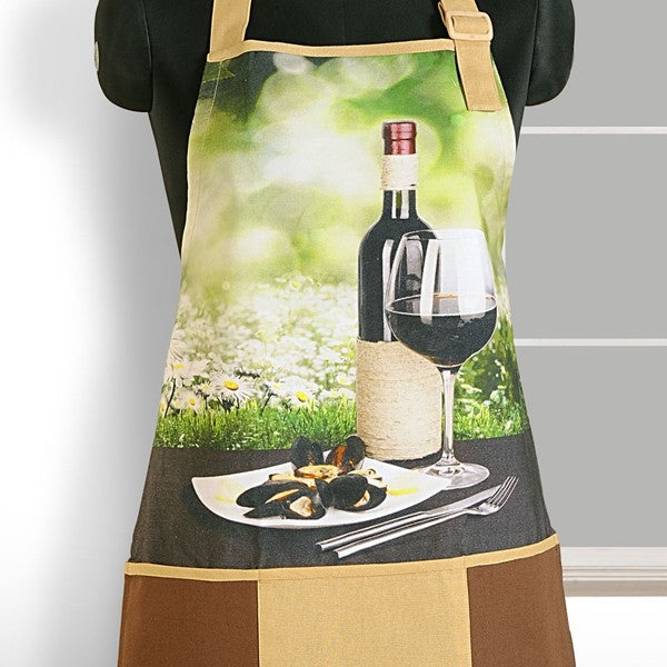 Wine Time Digital Aprons – APT-6003