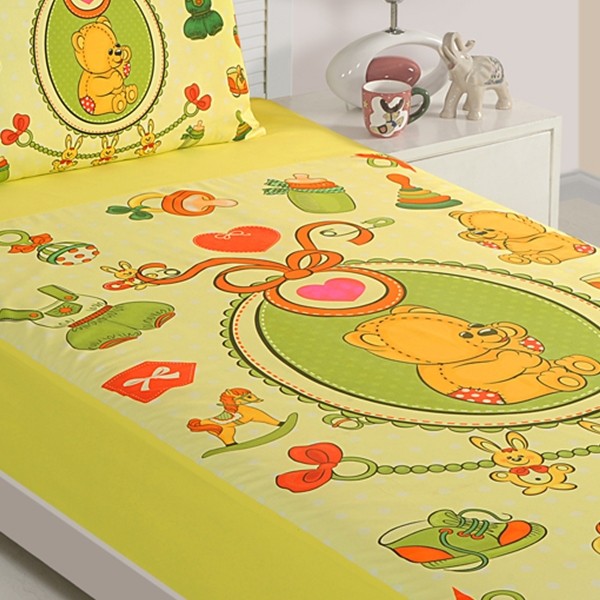 Baby Teddy Single Bed Sheet SKB-1009