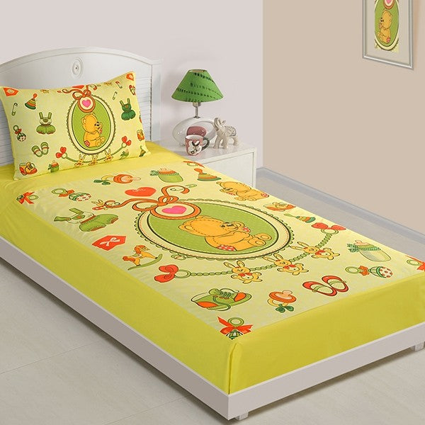 Baby Teddy Single Bed Sheet SKB-1009