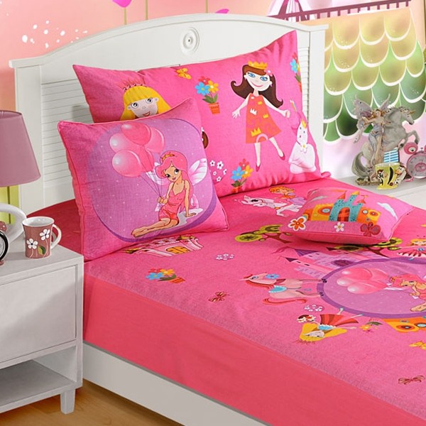 Fairy Land Kids Bed Sheet- SBK- 184