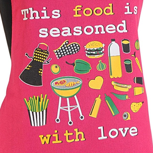 Pink Ingredients Graffiti Apron- APG-G023