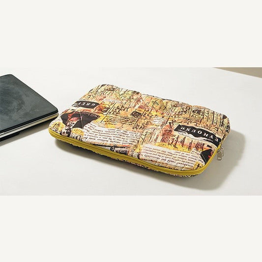 Old Paper Laptop Sleeve- LS01-02