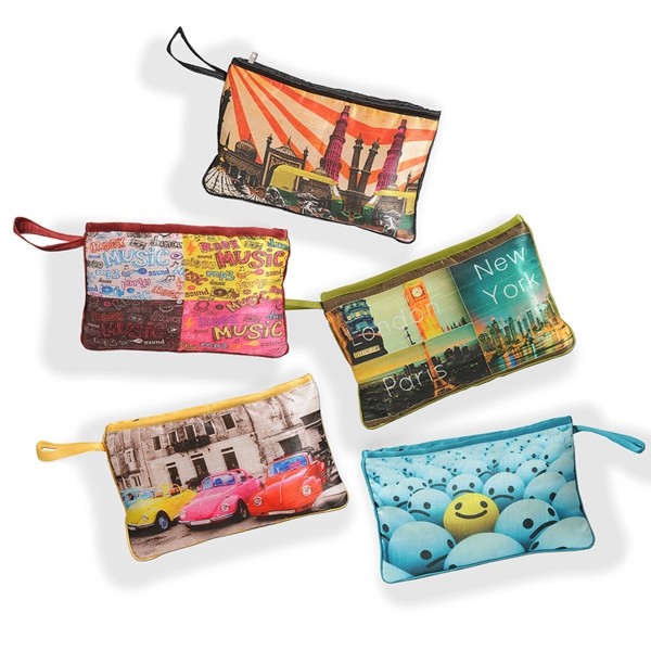 Quirky Printed Pouches- Set B