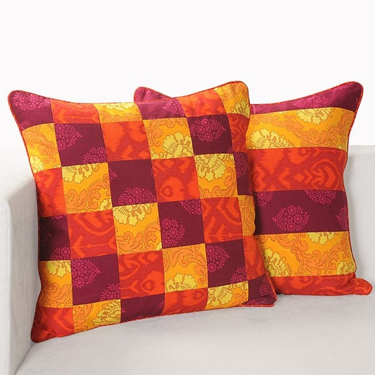 PATCHWORK CUSHION COVERS - APPL-12001﻿