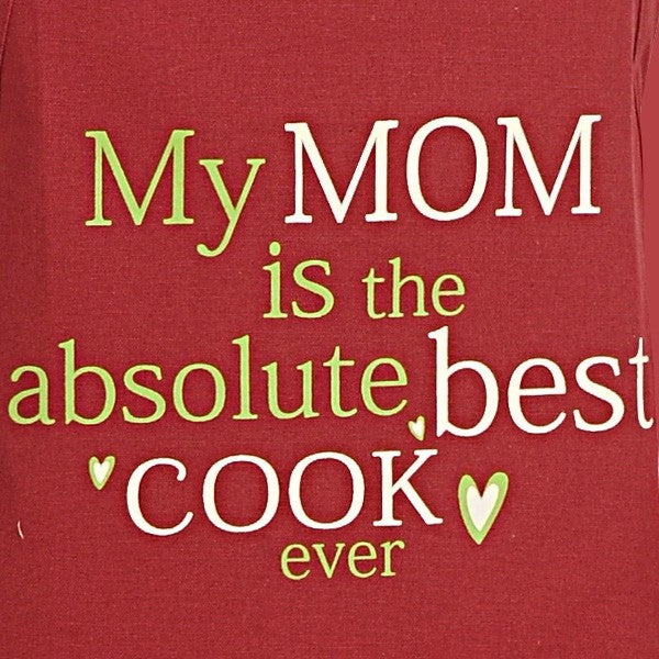 Mom Best Cook Graffiti Apron -APG-G011