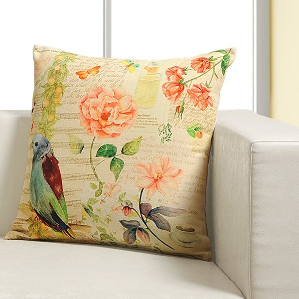 Flora & Fauna Digital Printed Cushion Covers - SCC-01