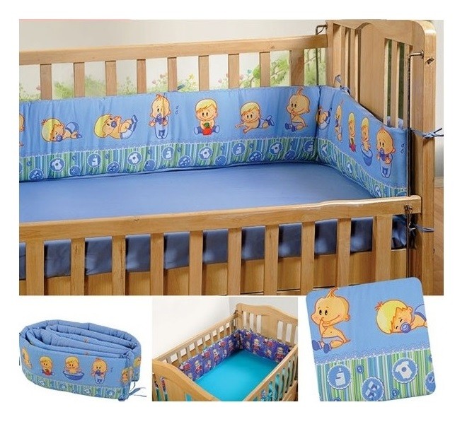 Play Time Cot Bumper- Infant Boy