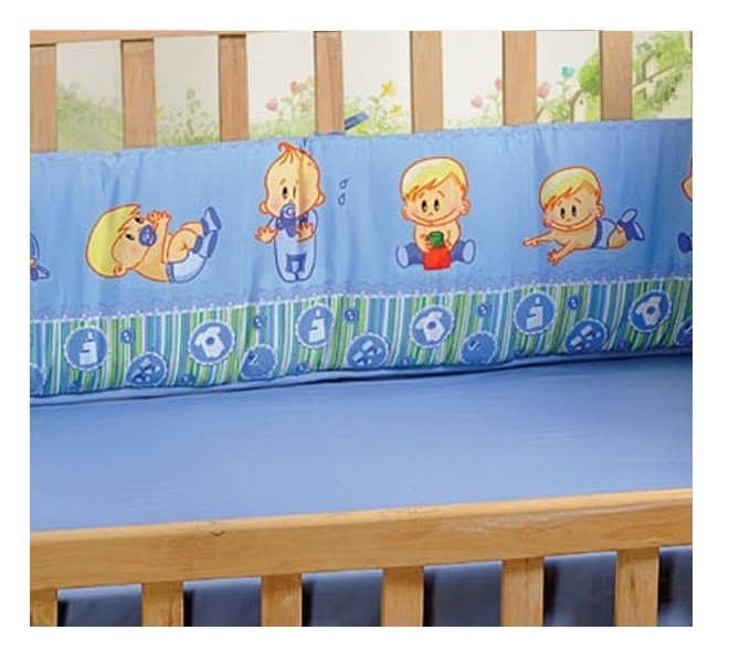 Play Time Cot Bumper- Infant Boy