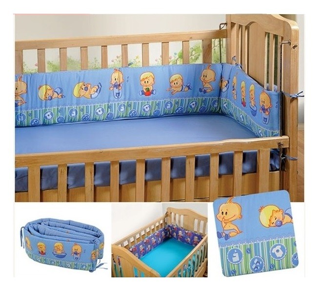 Play Time Cot Bumper- Infant Boy