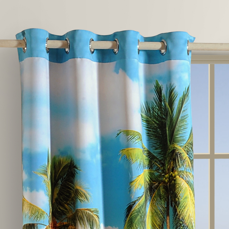 COCONUT-TREE LOUNGE CURTAINS-1104