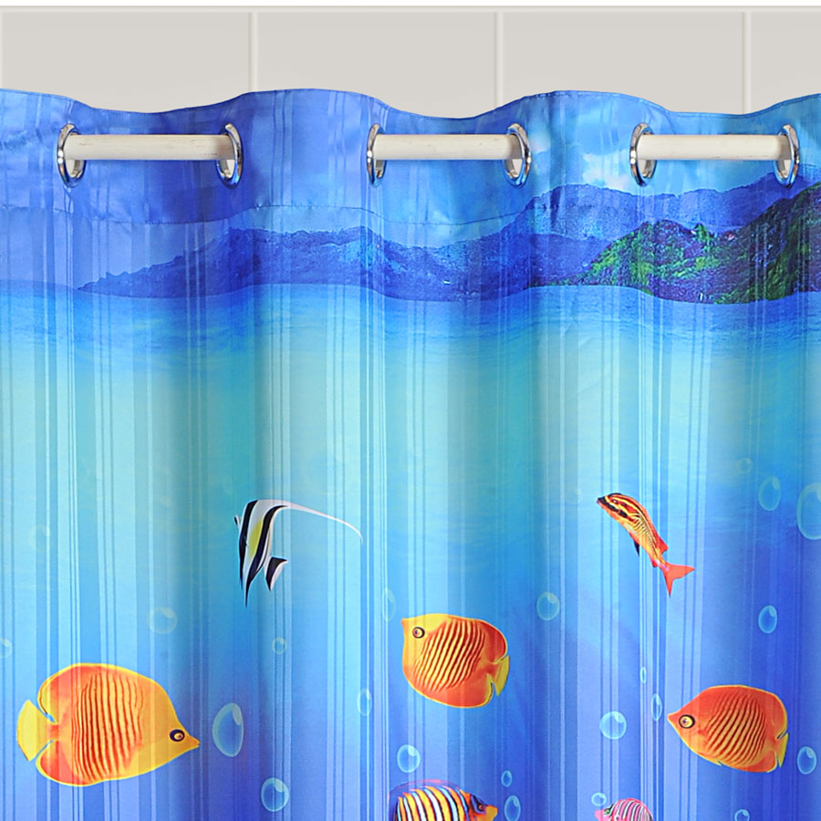 AQUATIC LIFE SHOWER CURTAINS – 5602