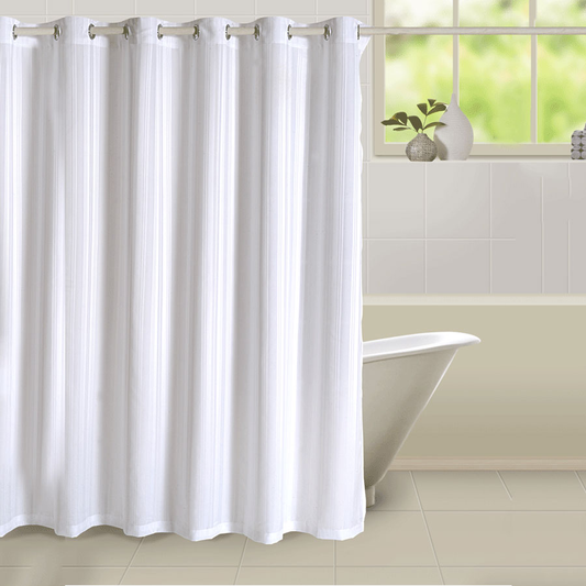 WHITE CHIC SHOWER CURTAINS – 5500