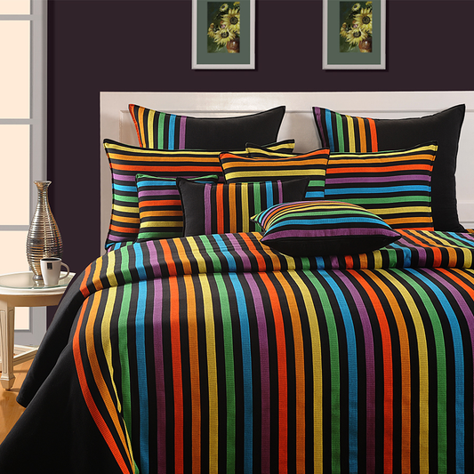 Vivid Rainbow Fitted Bed Sheet – Magical Linea- 1504