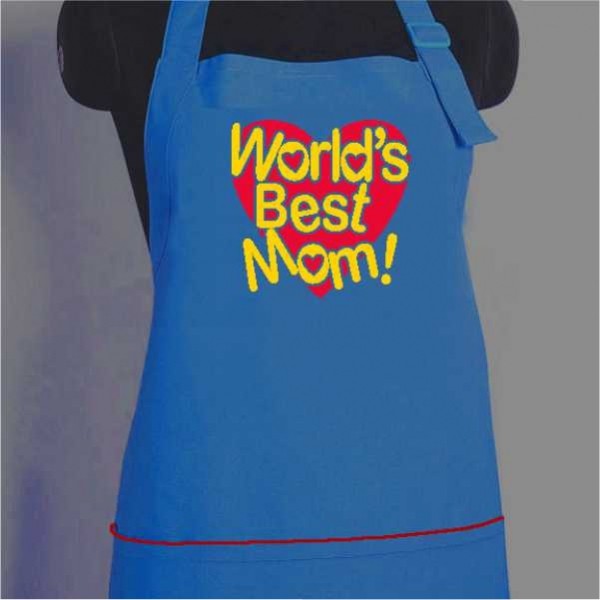 World Best Mom Doodle Aprons