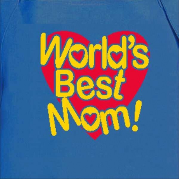 World Best Mom Doodle Aprons