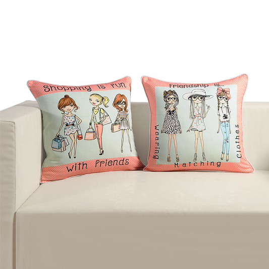 FASHION GIRL CUSHION COVERS-KCC- 211