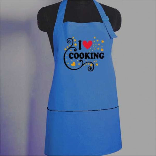 I Love Cooking Doodle Aprons