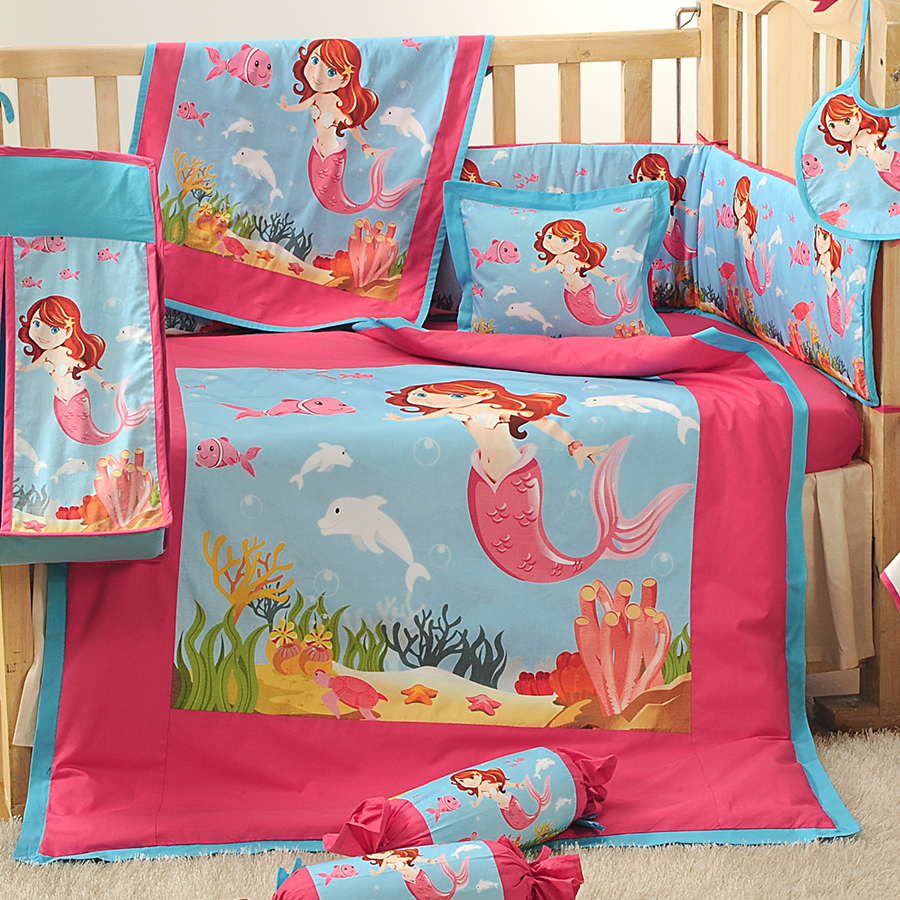 BCS-LITTLE MERMAID BABY COT SET-190