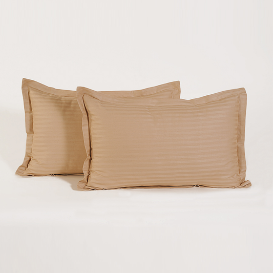 BEIGE BASIC PILLOW COVER