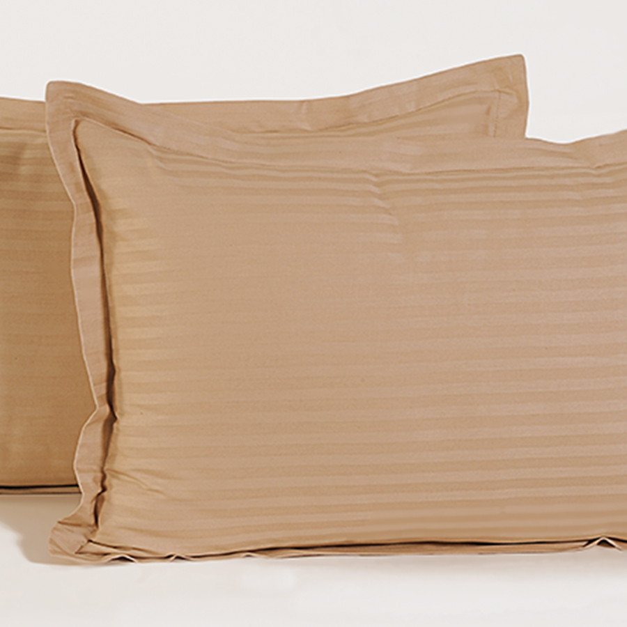 BEIGE BASIC PILLOW COVER