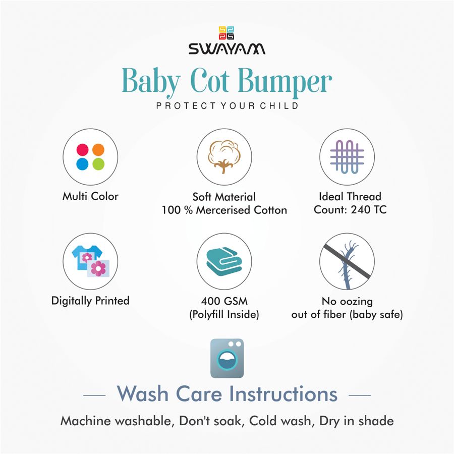 Baby Bath Cot Bumper- 1013