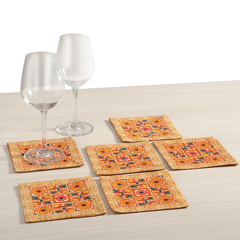 Morning Blooms Coaster Set- 7452