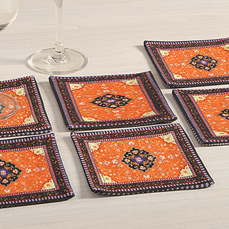 Traditional Motif Coaster Set- 7454