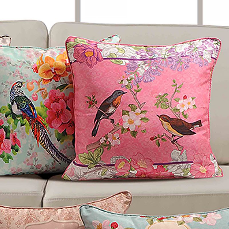 Bird Theme Deco Cushion Cover - 1041 (Set of 6)