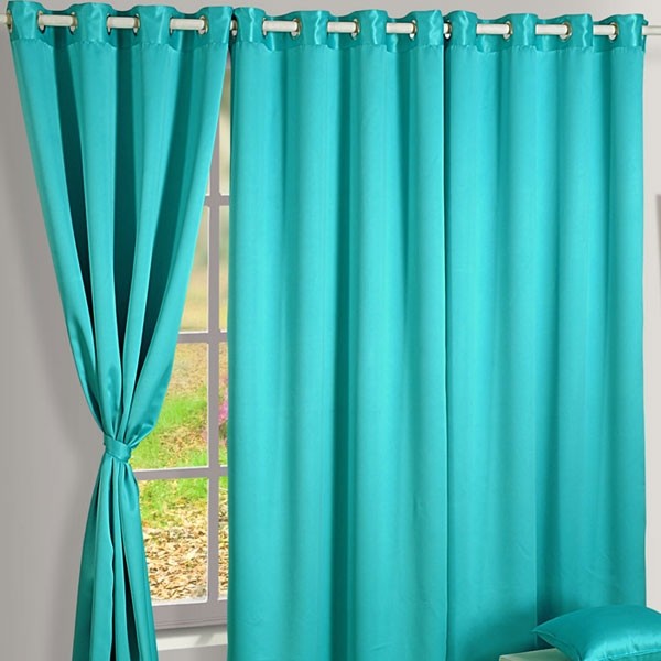 Sea Green Blackout Curtains-1017