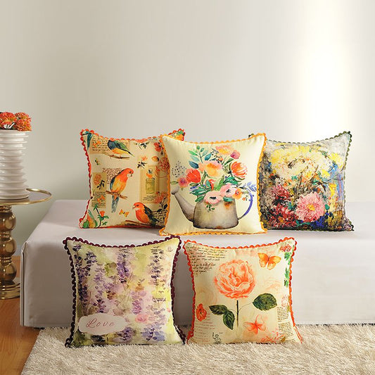 Casement Printed Cushion Covers - 2382 (Set of 5)