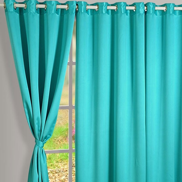 Sea Green Blackout Curtains-1017