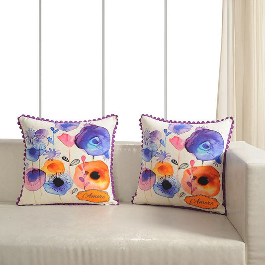Printed Casement Cushion Covers ACC-06(Set of 2)