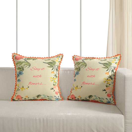 Printed Casement Cushion Covers ACC-10(Set of 2)
