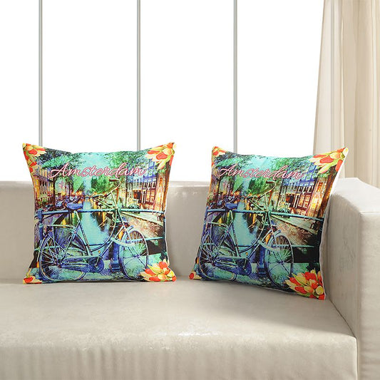 Printed Casement Cushion Covers WTCC- 02 (Set of 2)