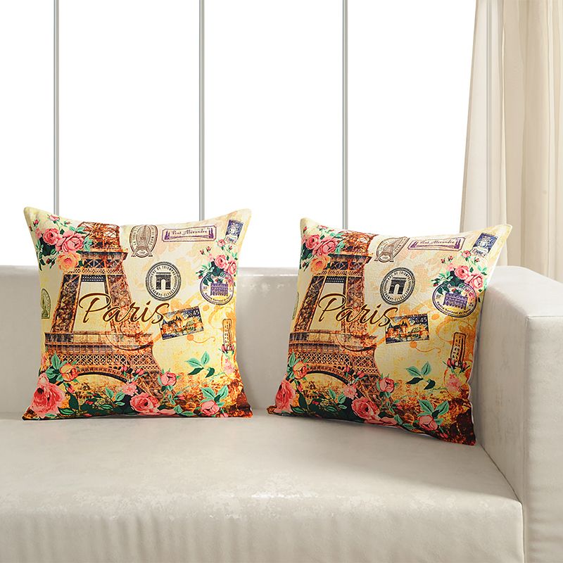 Printed Casement Cushion Covers WTCC- 04 (Set of 2)