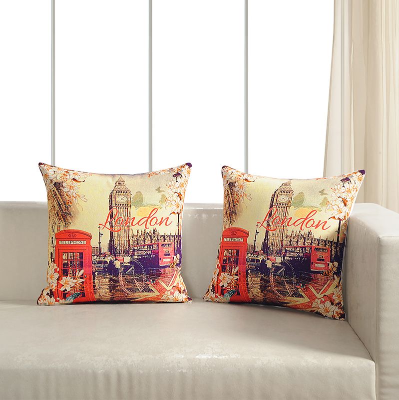 Printed Casement Cushion Covers WTCC- 05 (Set of 2)