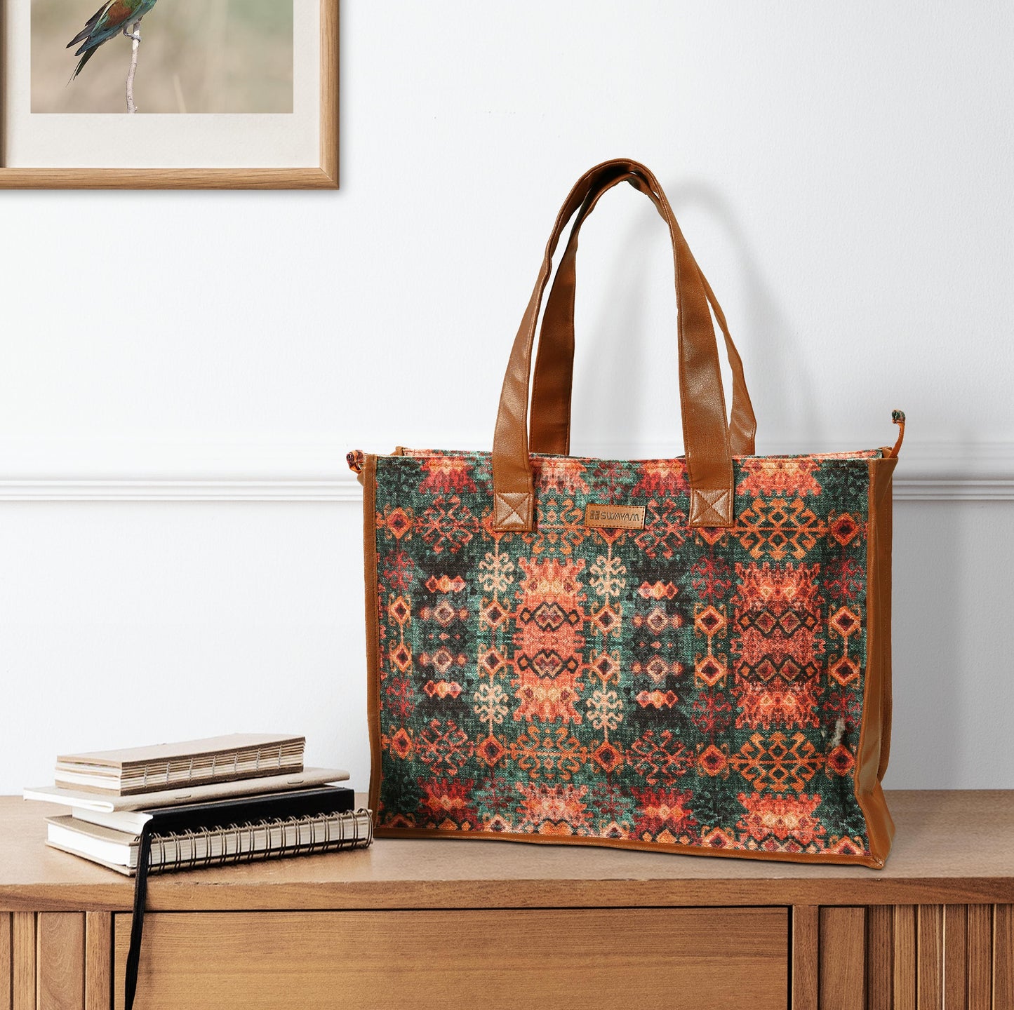 DIGITALLY PRINTED TOTE BAG